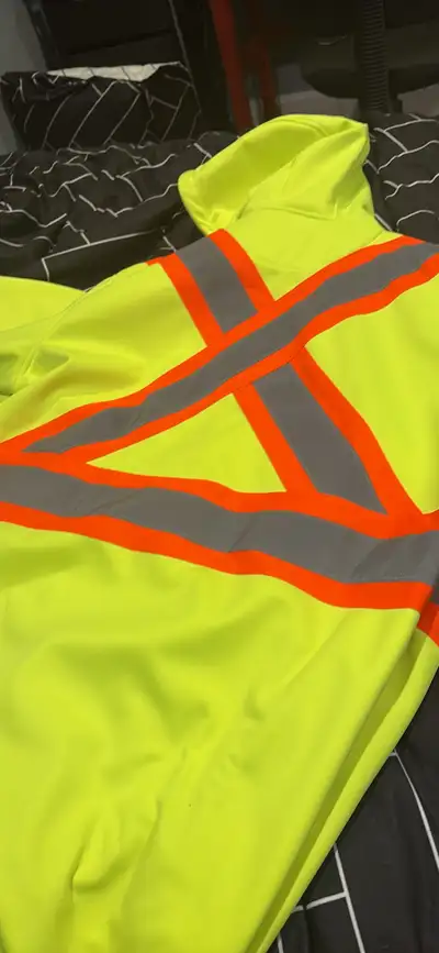 Heavy duty hi vis warm construction  jacket, View more