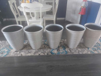 20 inch tall woven planters 