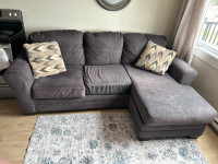 Couch with chaise