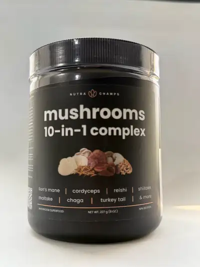 Nutra Champs Mushrooms 10-in-1 Complex, View more