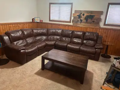 Sectional Leather Couch, View more