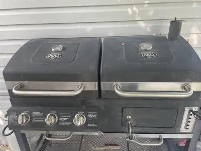 BBQ. With smoker on one side, View more