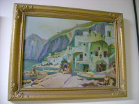VINTAGE OIL PAINTING  SIZE 15 1/2 in x 19 1/2 in