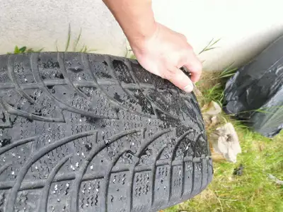 The tires and rims are in perfect condition