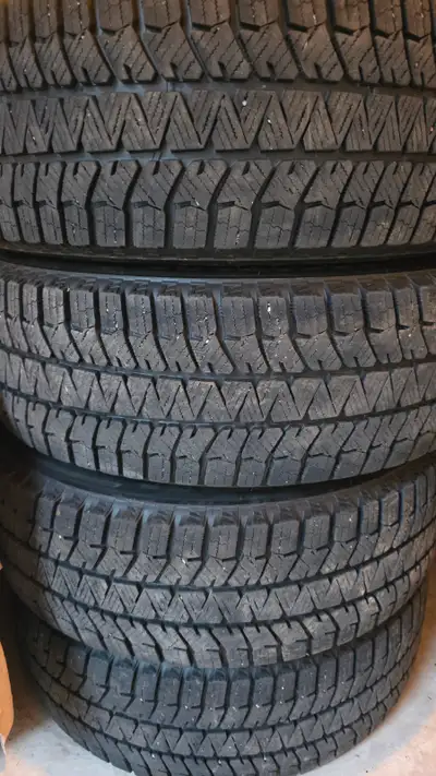 selling four 17 inch Bridgestone winter tires for $700. 90% of tread remaining. tires have no patch...