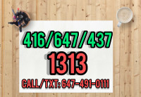 Premium 416/647/437/905 Golden Vip phone numbers