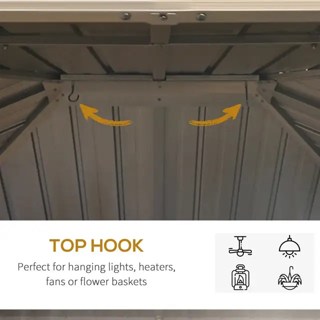 10' x 12' Outdoor Hardtop Gazebo Metal Roof Patio Gazebo  in Patio & Garden Furniture in Markham / York Region - Image 6