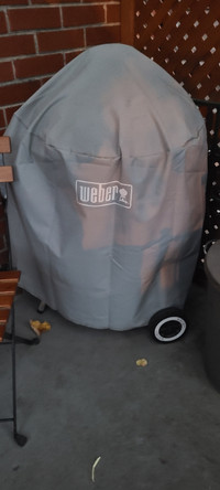 Weber 22" kettle grill with cover