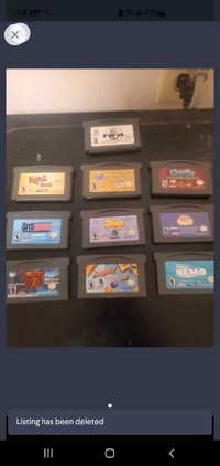 Nintendo Gameboy Advance Games / GBA 