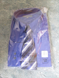 men's shirt and tie set (new still in packaging)