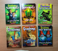 Goosebumps - SlappyWorld series x6  Titles - Like new
