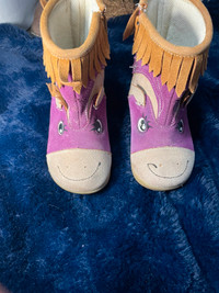 Toddler Size 8 'Zooligans' Purple Horse Boots
