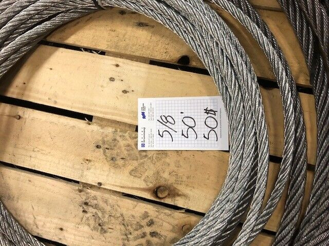 steel cable /   cable d'acier 3/4 or 7/8 or 1''   50' dans Autre  à Saint-Hyacinthe - Image 3