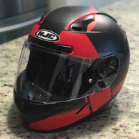 HJC Helmet w/ bag and Go-kart neck brace
