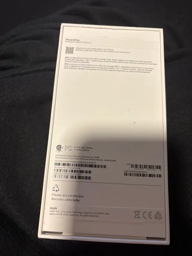 iPhone 16 plus 534824060296243201