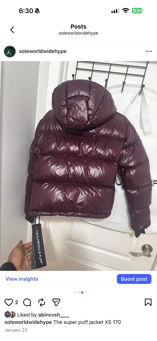 The super puff jacket XS 170 in Men's in City of Toronto - Image 4