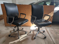 Office Furniture: Pair of office adjustable chairs