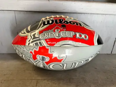 CFL 100th GREY CUP FOOTBALL TORONTO 11-25-2012 + 2 SEAT CUSHIONS, View more