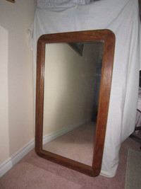Mirror with Oakwood Frame