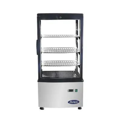 Atosa DSRC-28 Counter Top Four Sided Glass Door Refrigerator, View more