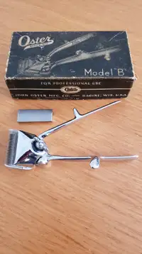 Oster Model B Hair Clippers In Original Box