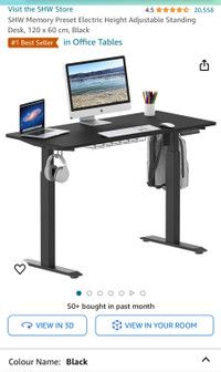 Adjustable office desk 