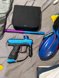 Paintball Gun & Hopper Set