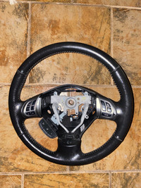 08-13 Subaru forester steering wheel Bluetooth, leather OEM