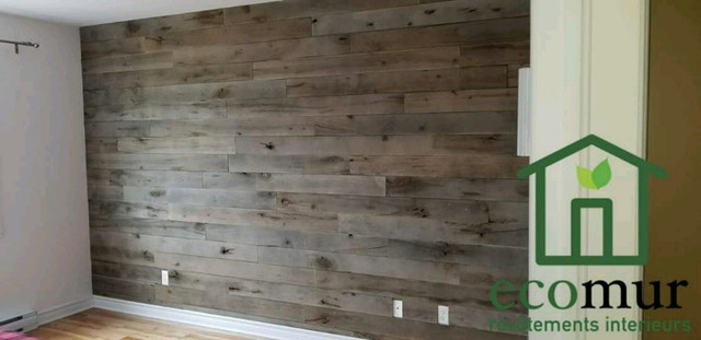 Éco Mur bois de grange ! dans Décoration intérieure et accessoires  à Laval/Rive Nord