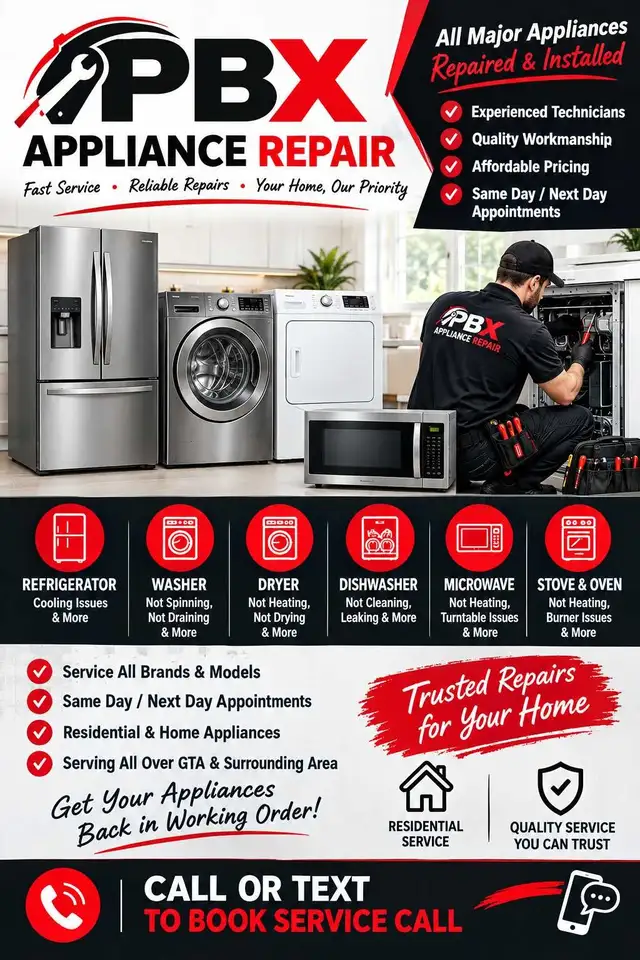 Appliance repair