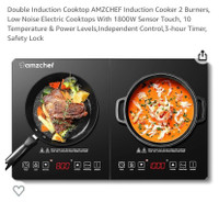 New AMZCHEF Double Induction Cooktop