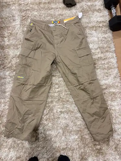 Beige Empyre cargos, View more