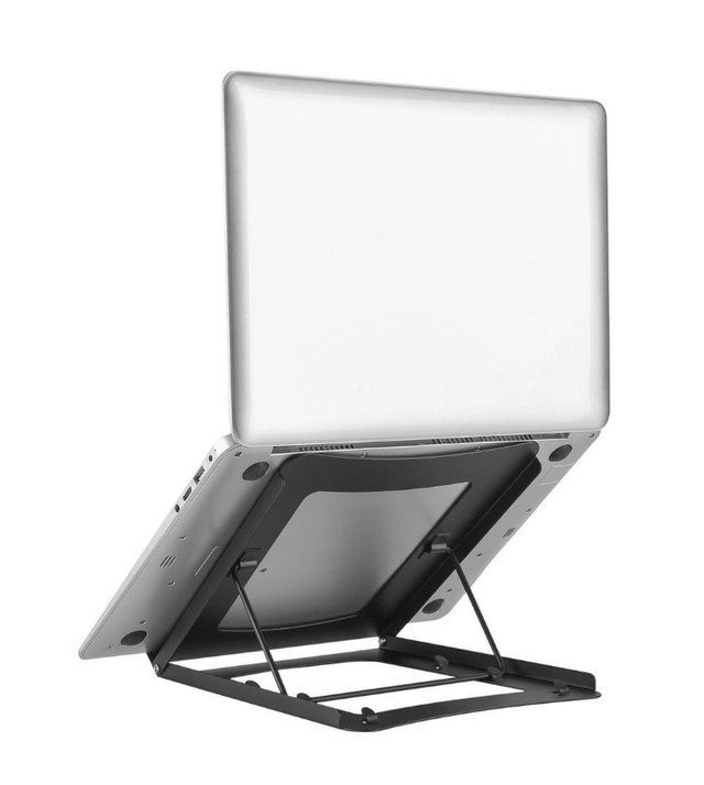 NEW Black Height Adjustable Laptop/Tablet Stand/BRACKET Portable in Laptop Accessories in Windsor Region - Image 4