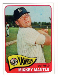 1965 Topps Mickey Mantle New York Yankees #350 MINT SHAPE HOF