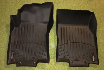 Weather Tech front driver & passenger floor mats. Custom fitted for 2014 - 2020 Nissan Rogue. Excell...