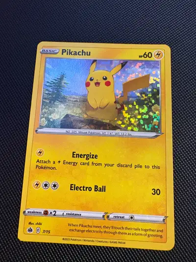 Pikachu Pokemon Card FS/FT (damaged), View more