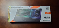 Steel Series Apex 3 Water Resistant Gaming Keyboard