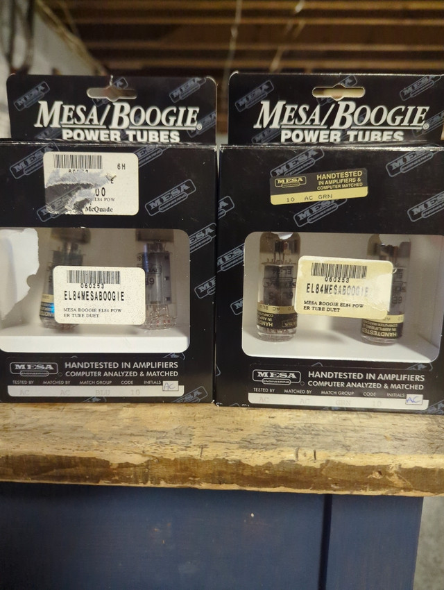 2 sets of Mesa Boogie EL84 tubes in Amps & Pedals in Leamington
