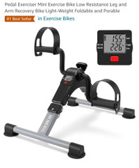 New Mini Exercise Bike Low Resistance Leg and Arm Recovery Bike