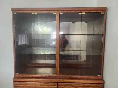 Solid Wood Display Cabinet, View more