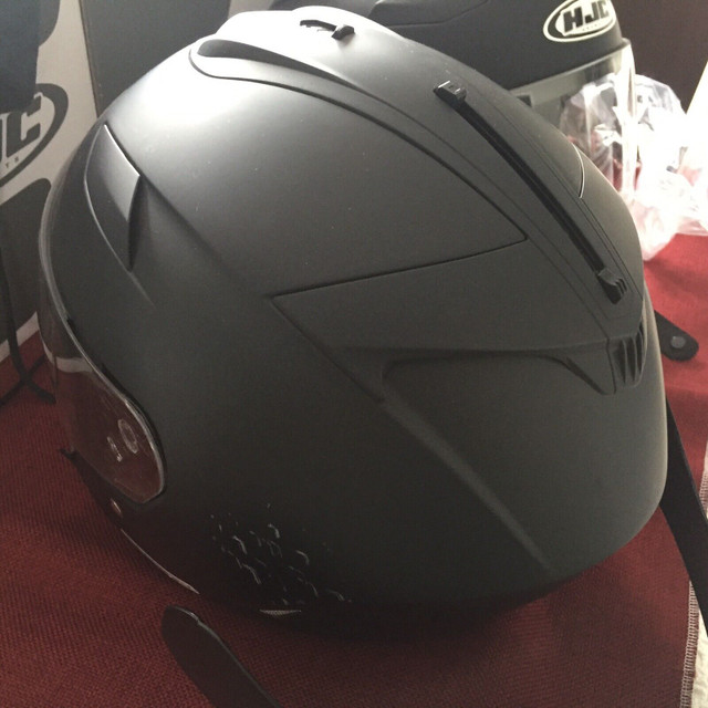 Two HJC Helmets in Very Good Condition  in Motorcycle Parts & Accessories in North Bay - Image 3