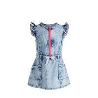 FIRST IMPRESSIONS Baby Girls Denim Dress 24 Months 100% Cotton