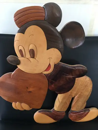 Mickey Mouse Wood Art, View more