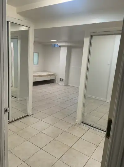 Spacious and bright Two bedroom basement apartment. Quiet and safe neighborhood Separate entrance. E...