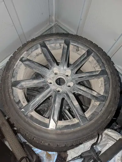 Like new, used for 2 months. 225-40-18 On Audi rims Comes with receipt for warranty.