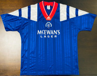 1992-1994 Glasgow Rangers ‘Treble Winners’ Home Jersey - Large