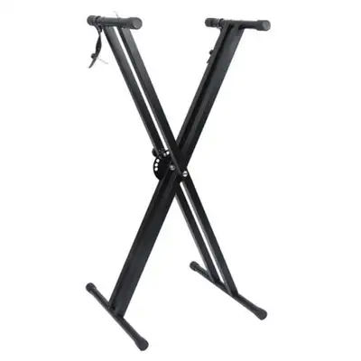 Double X Adjustable Keyboard Stand piano stand, View more