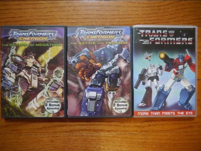 3 Transformers Energon DVDs $15 for all in CDs, DVDs & Blu-ray in Calgary - Image 2
