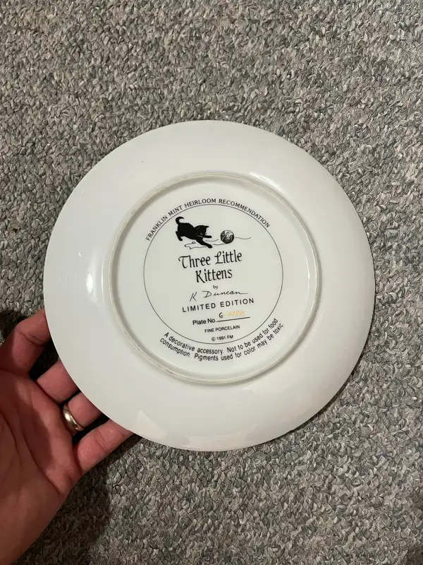4 plates about cats in Arts & Collectibles in City of Toronto - Image 8