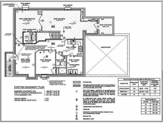 LEGAL BASEMENT/2nd UNIT PERMIT DRAWINGS- MISSISSAUGA/BRAMPTON in Other in Mississauga / Peel Region - Image 2